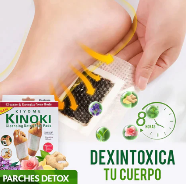 Parches Detox Pack Premium Para Pies - Kinoki™